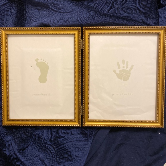 Pottery Barn Kids Keepsake Gold Double Frame - Picture 2 of 6